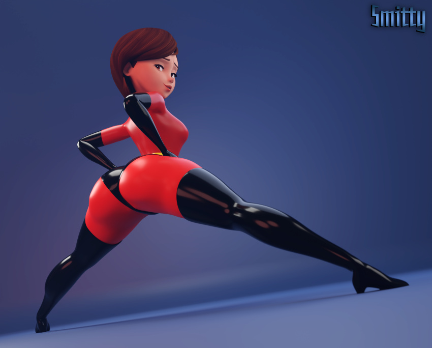 1girl 1girl 3d 3d_(artwork) ass big_ass big_breasts big_breasts big_breasts blender_(software) bottom_heavy breasts brown_hair bubble_ass bubble_butt digital_media_(artwork) disney elastigirl eyebrows eyelashes eyes hair helen_parr hero heroine hips hourglass_figure huge_ass huge_breasts human large_ass latex latex_boots latex_gloves latex_suit legs legs_apart light-skinned_female light_skin lips mature_female milf milf pixar seductive sexy sexy_ass sexy_body sexy_breasts short_hair smelly_ass smitty34 smooth_skin splits stockings superhero superheroine the_incredibles the_incredibles_2 thick thick_hips thick_legs thick_thighs thigh_high_boots thighs top_heavy upper_body voluptuous waist wide_hips