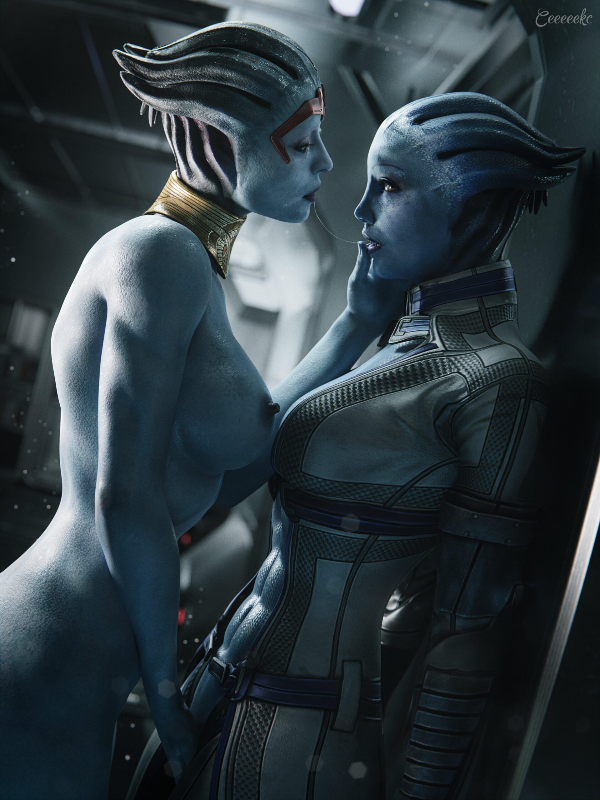 Samara and Liara's bondMass Effect romance
